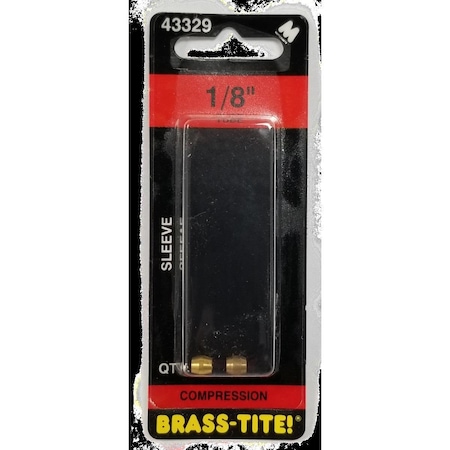 Barjan 7443329 Compression Sleeve; Brass 07443329